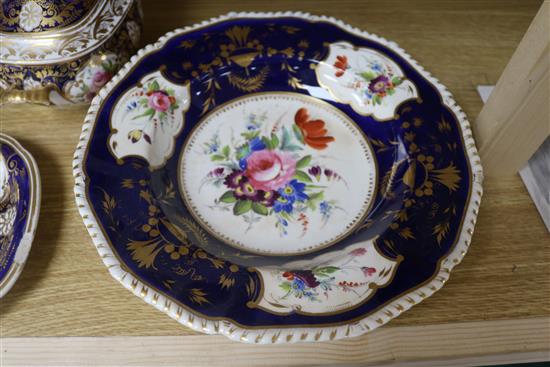 A quantity of Derby including a floral tureen